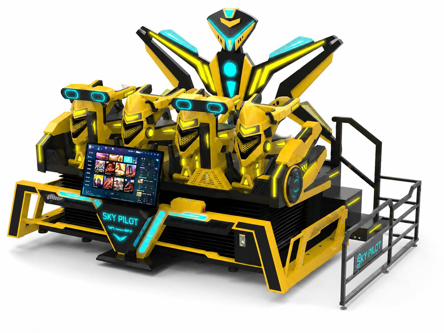 SkyPilotVR VR Dragon Rider 4 Seats attraction